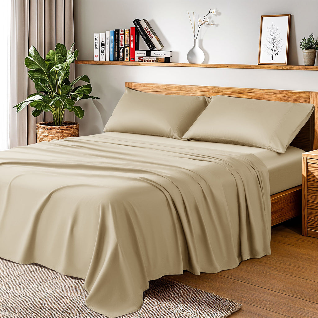 Baauye 100 Cotton Sheet Set 1000 Thread Count Durabl