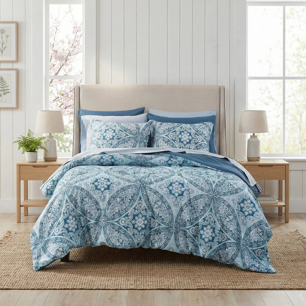 Regency Heights Queen Size Comforter Set 9 Piece Bed