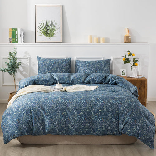 Honeilife 3Pc Duvet Cover King Size 100 Cotton Comf