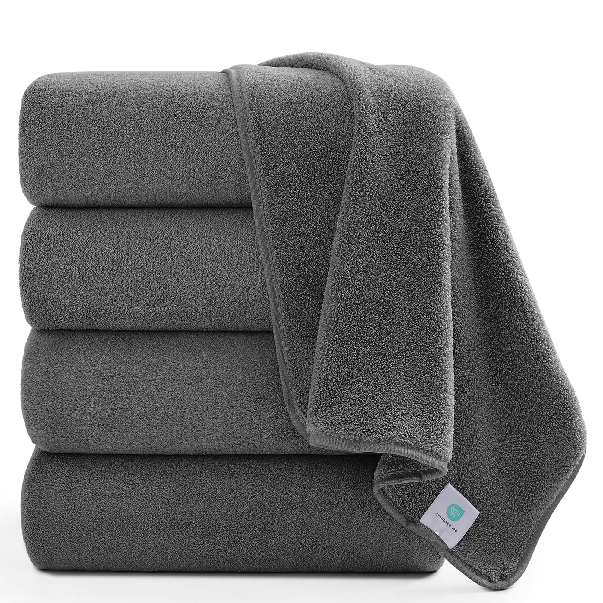 Jessy Home 4 Pack Oversized Bath Sheet Towels 700 Gs