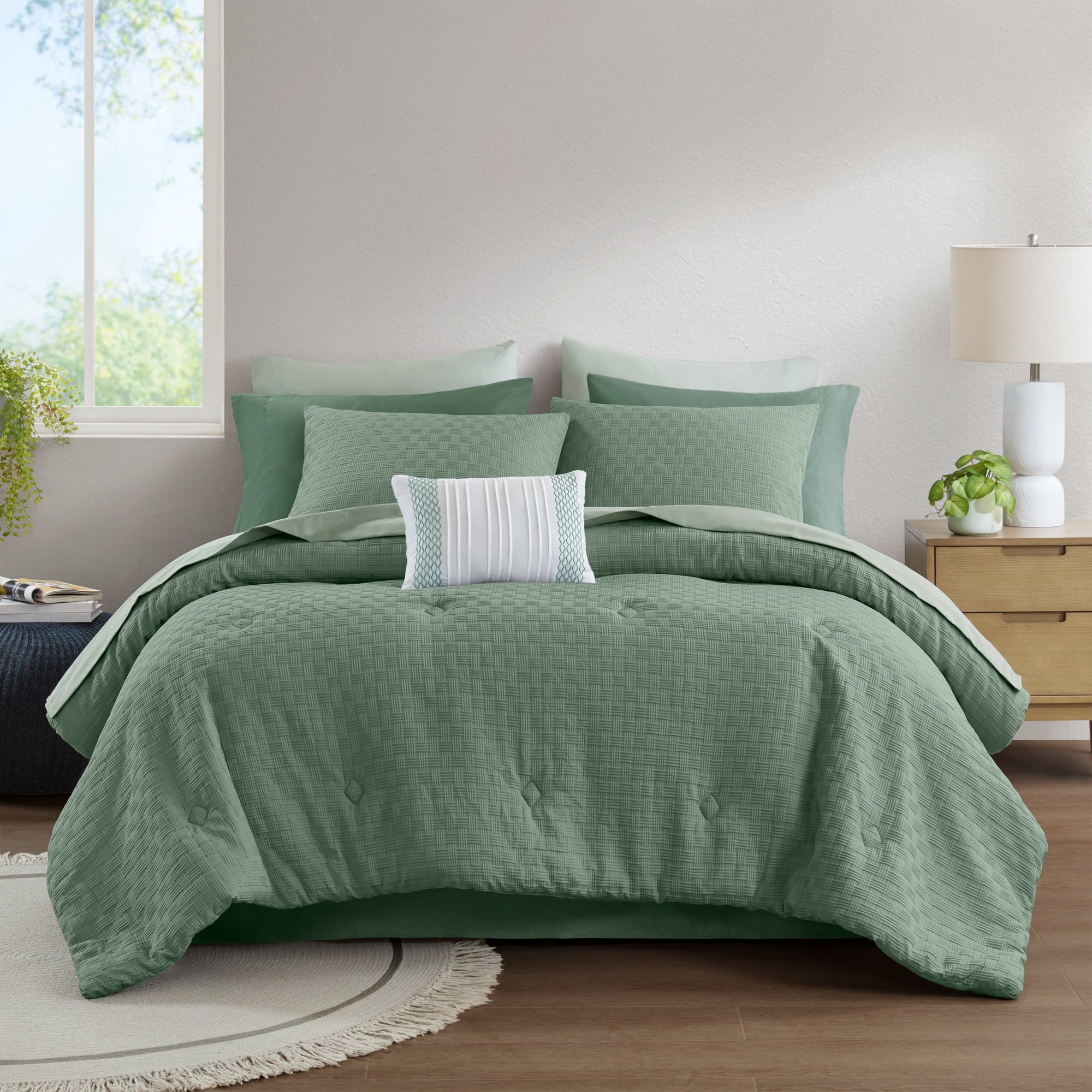 Mainstays All In One Reversible Comforter And Sheet