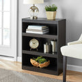 June Mainstays Framed 3-Shelf Bookcase with Adjustable Shelves, White