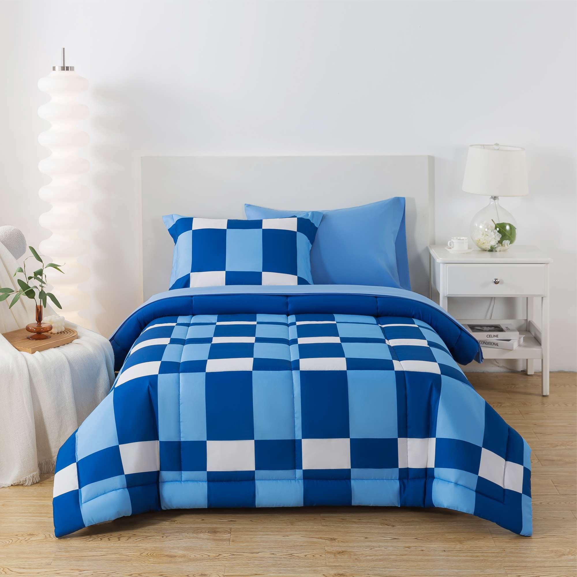 Mainstays 7 Piece Reversible Bed In A Bag With Laund