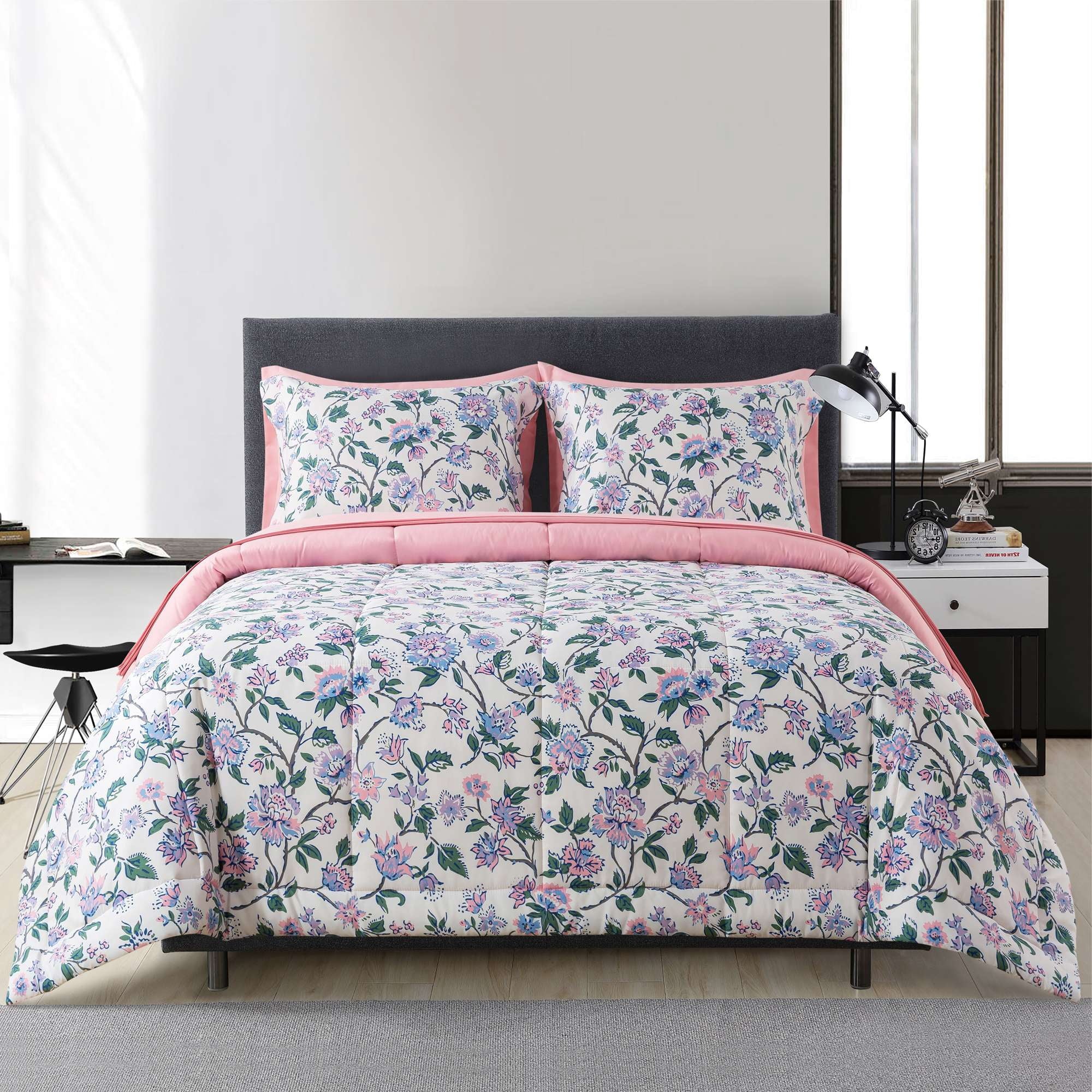 Mainstays 7 Piece Reversible Bed In A Bag With Laund
