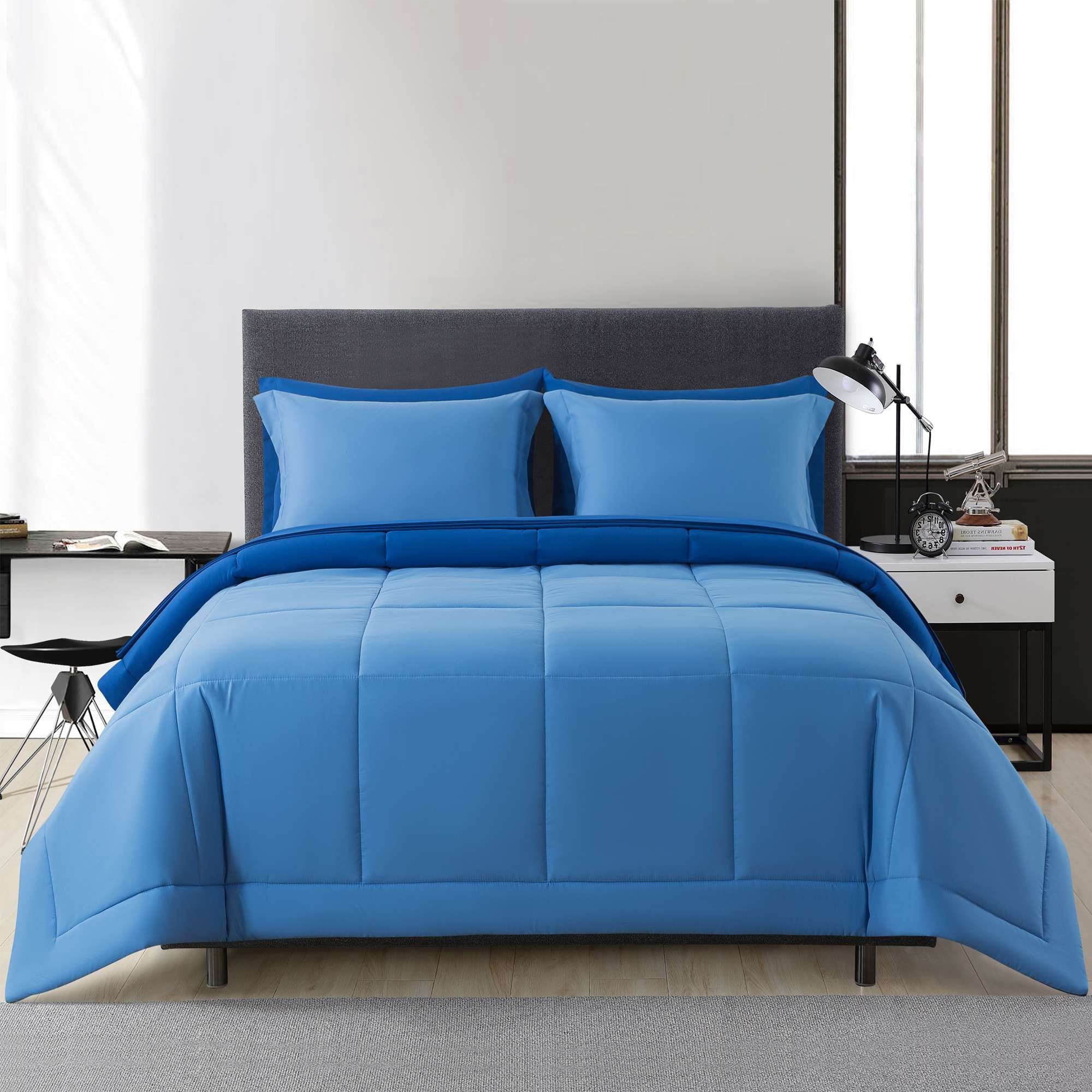 Mainstays 7 Piece Reversible Bed In A Bag With Laund