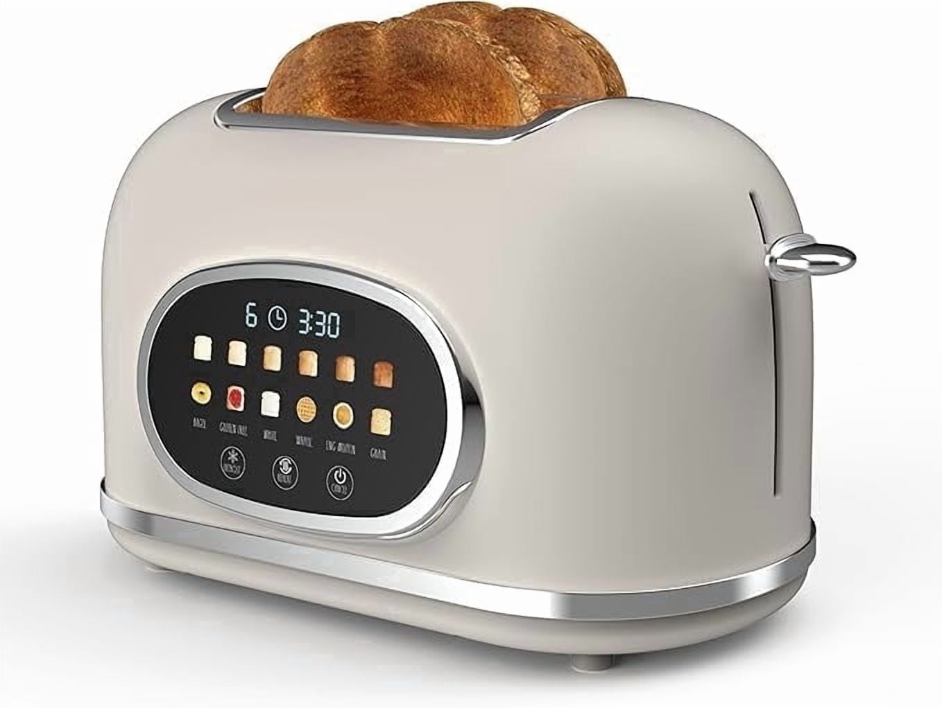 Rae Dunn Toaster Digital Retro Stainless Steel With