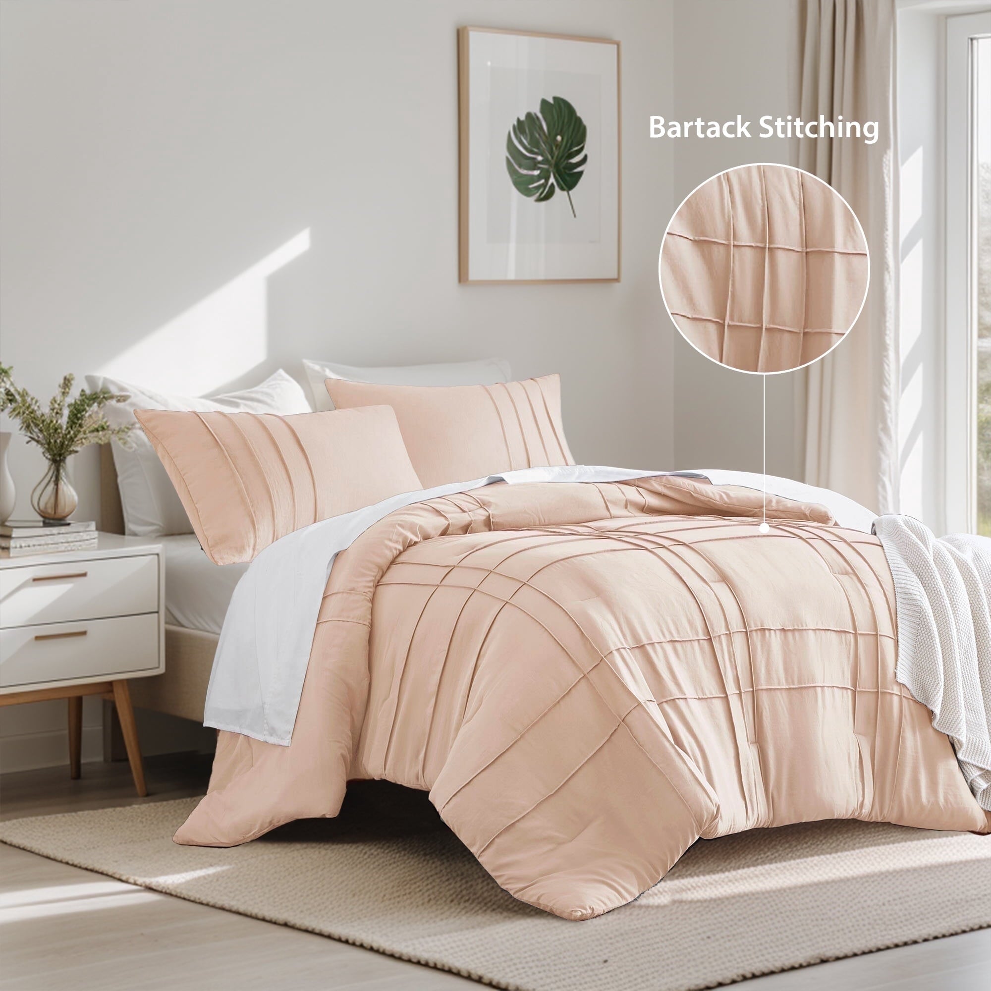 Regency Heights Queen Comforter Set Boho 3 Piece Pin