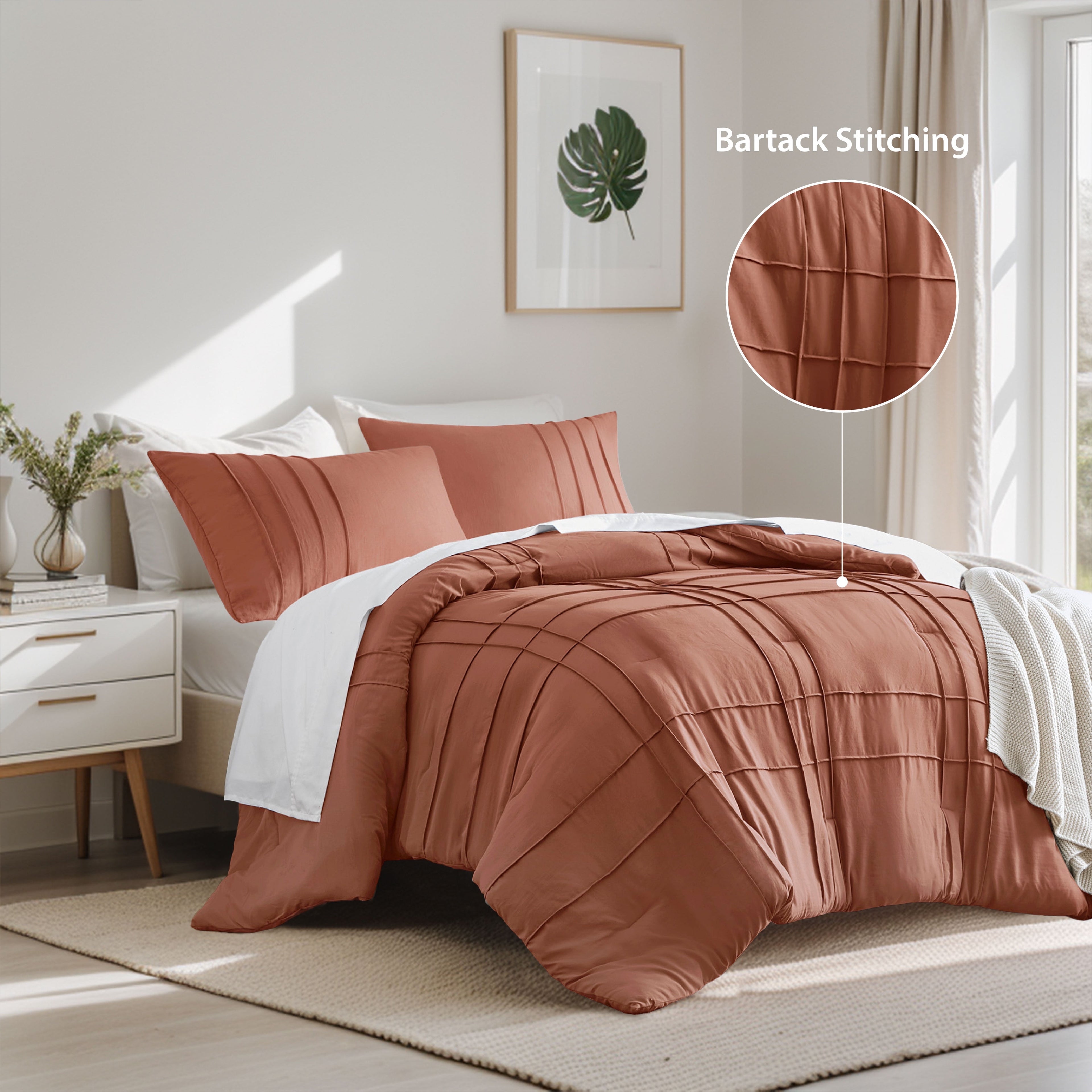 Regency Heights Queen Comforter Set Boho 3 Piece Pin