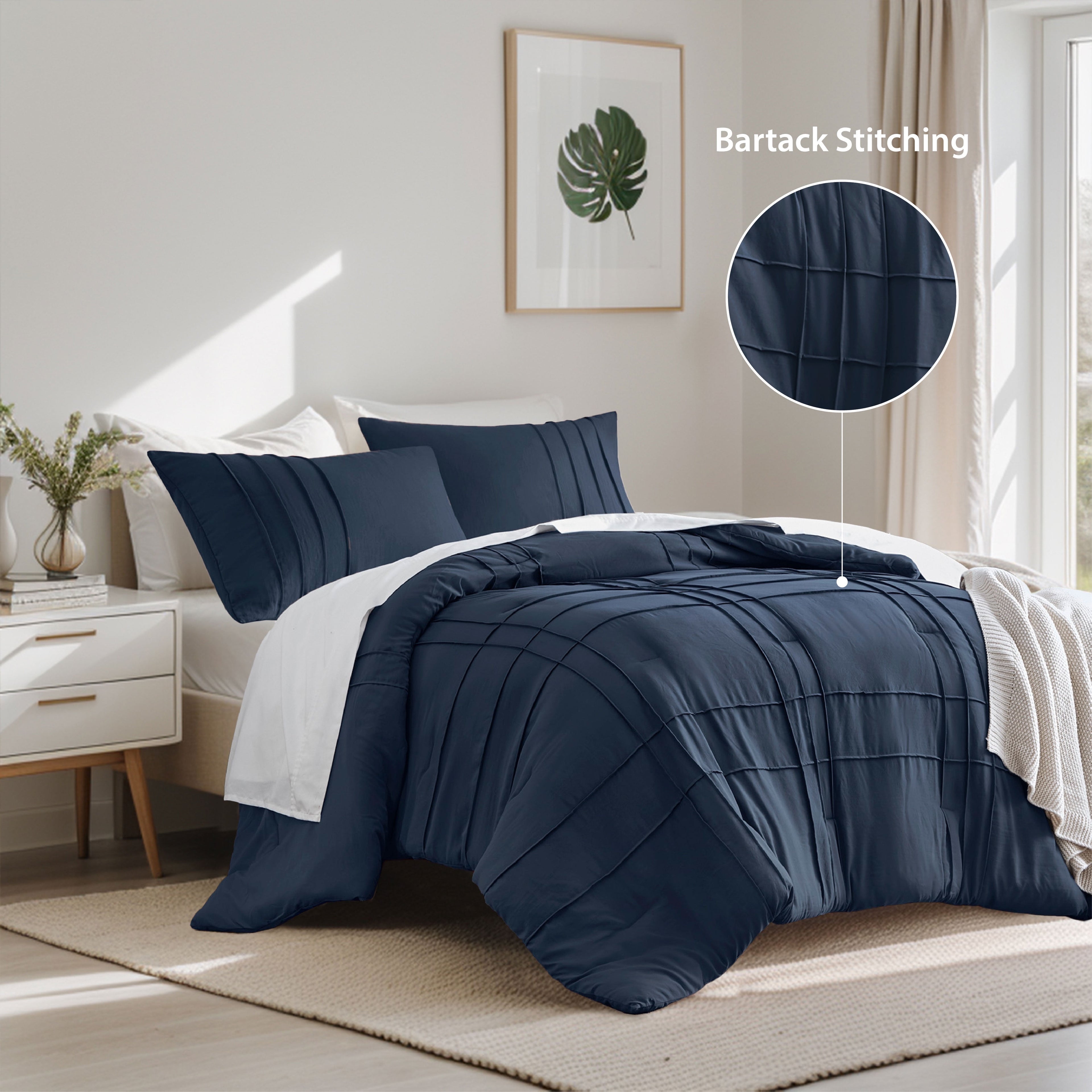Regency Heights Queen Comforter Set Boho 3 Piece Pin