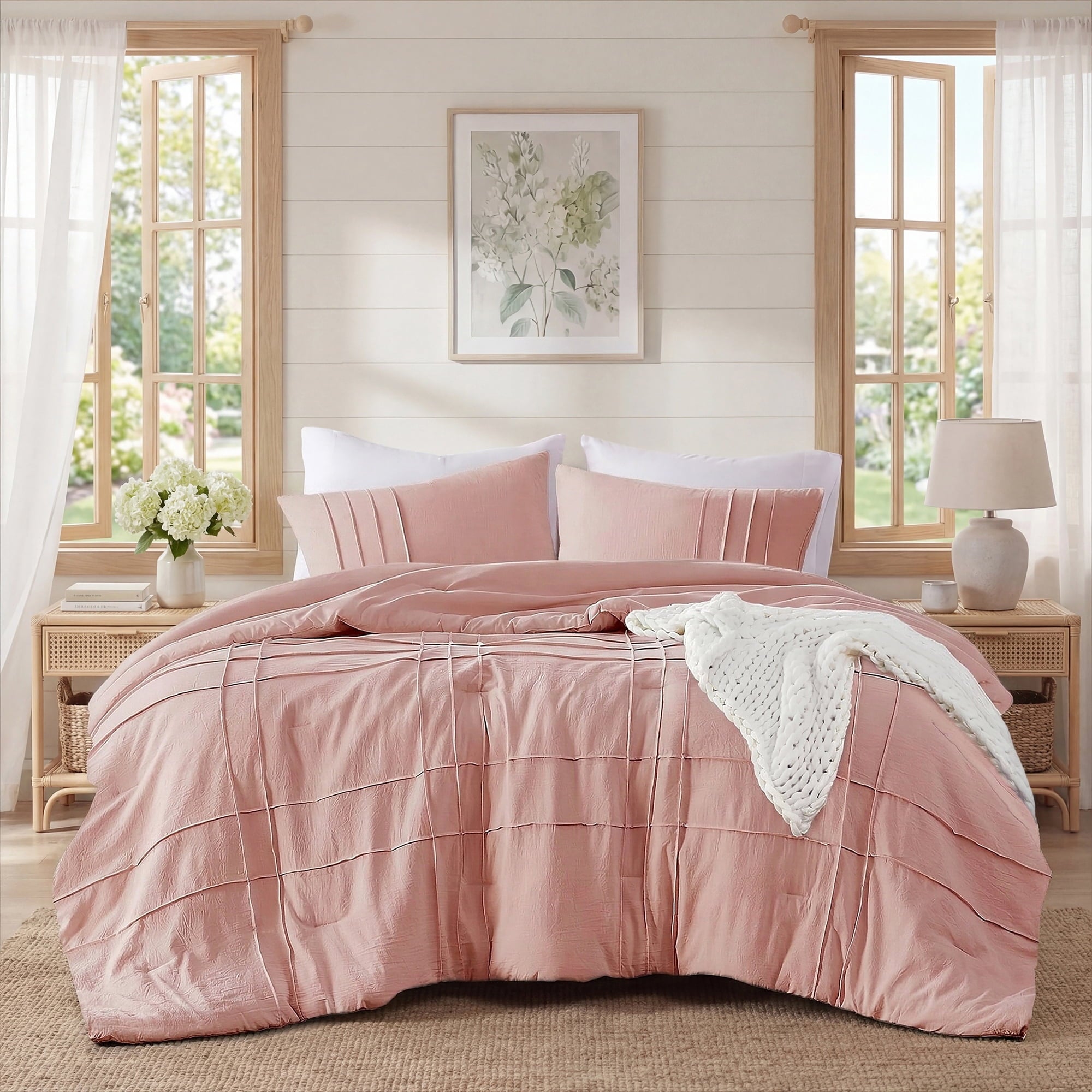 Regency Heights Queen Comforter Set Boho 3 Piece Pin
