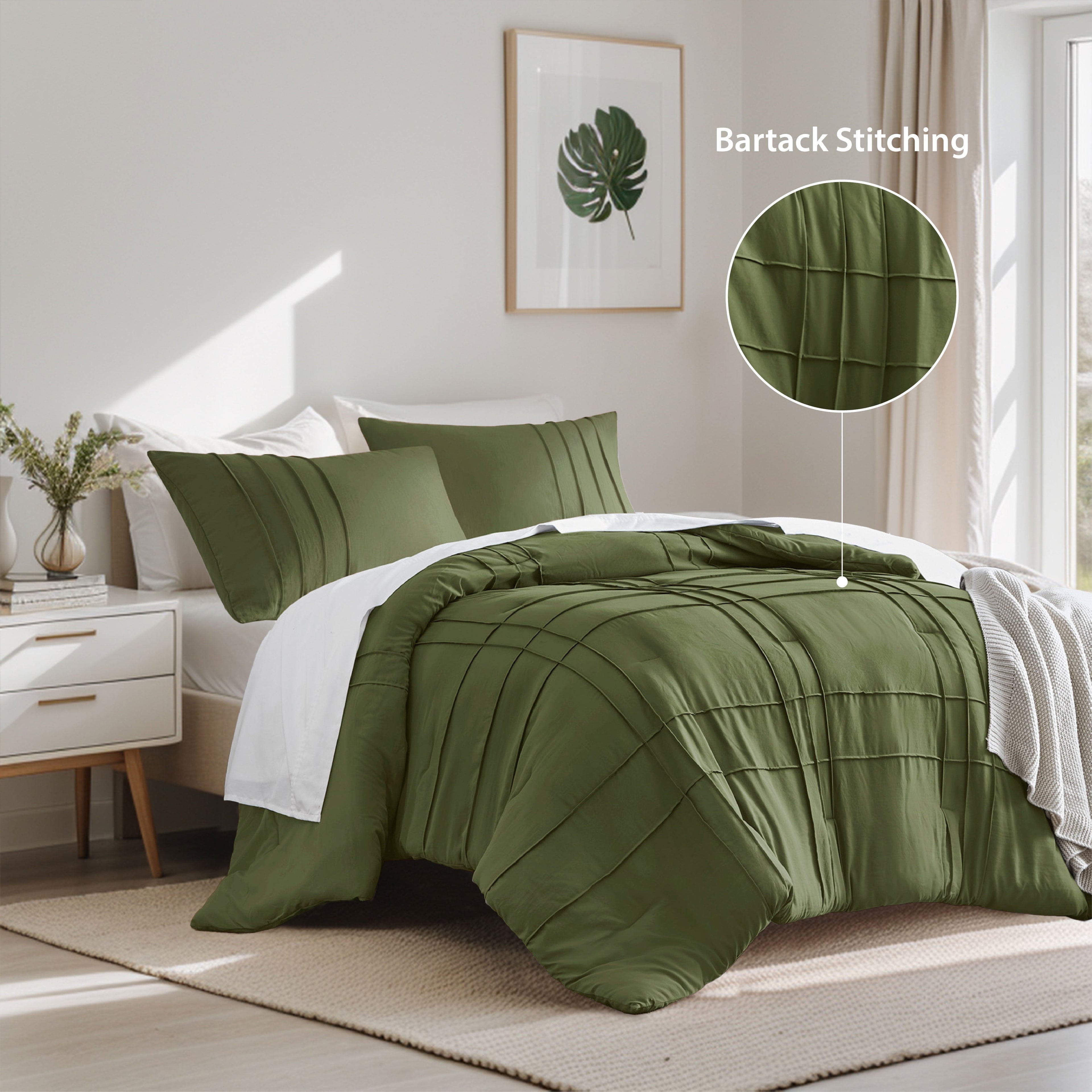 Regency Heights Queen Comforter Set Boho 3 Piece Pin