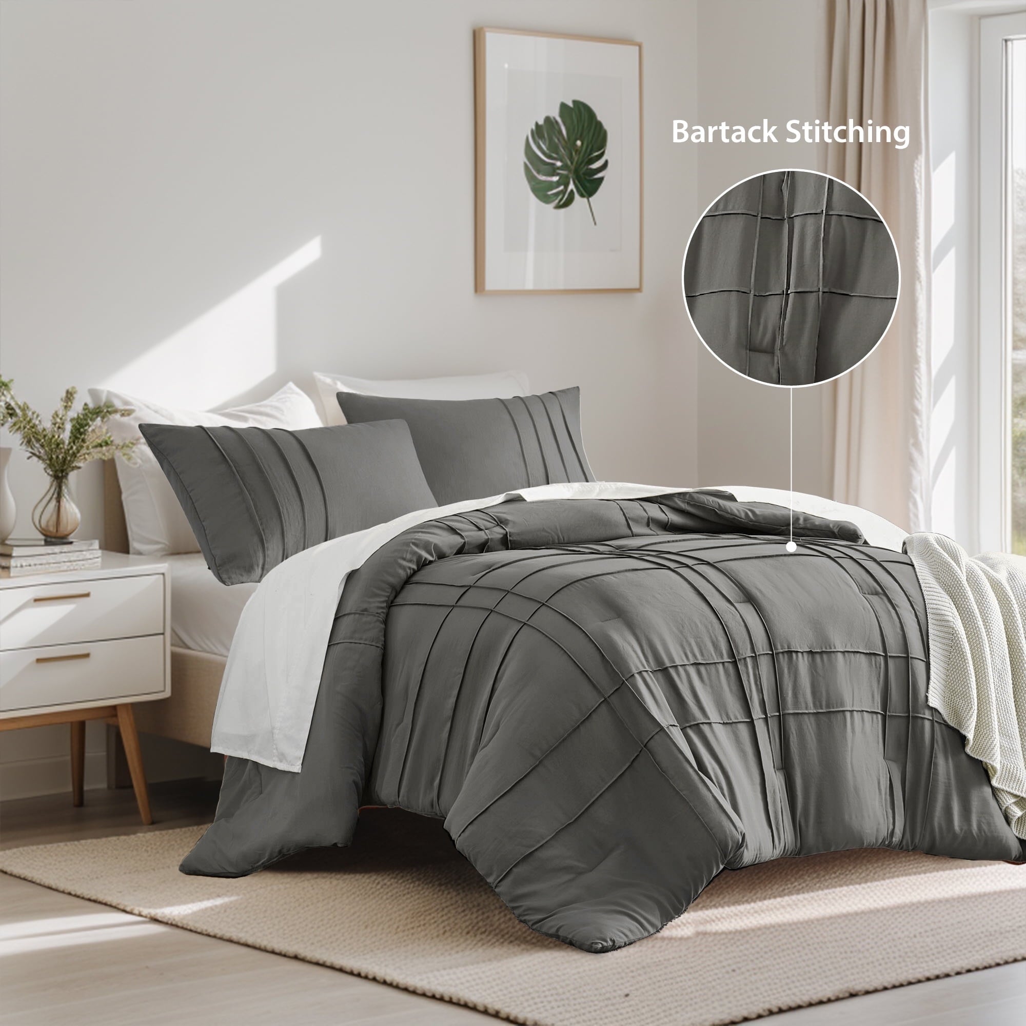 Regency Heights Queen Comforter Set Boho 3 Piece Pin