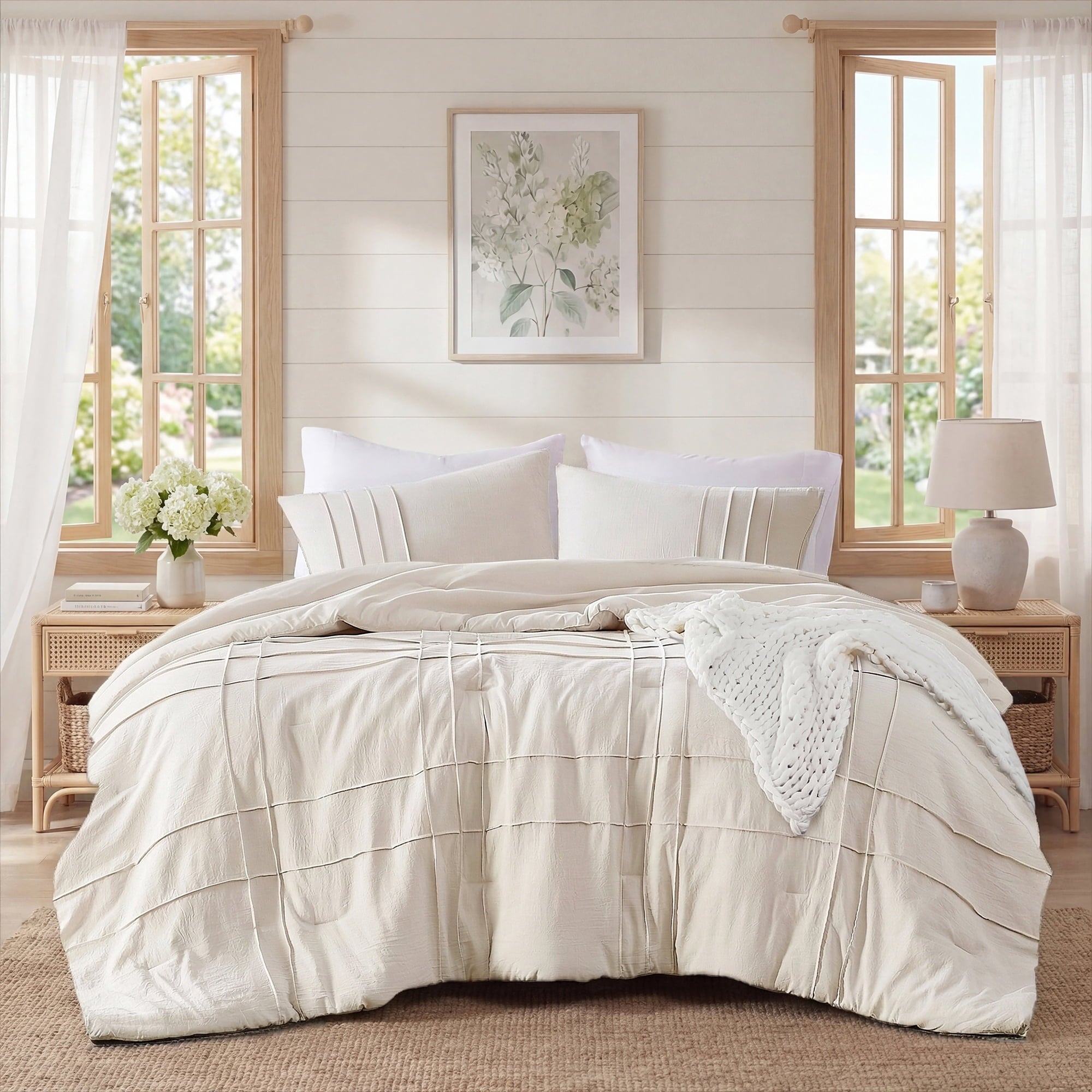 Regency Heights Queen Comforter Set Boho 3 Piece Pin
