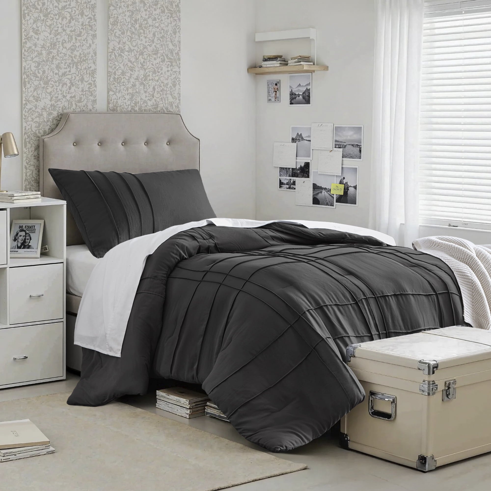 Regency Heights Queen Comforter Set Boho 3 Piece Pin