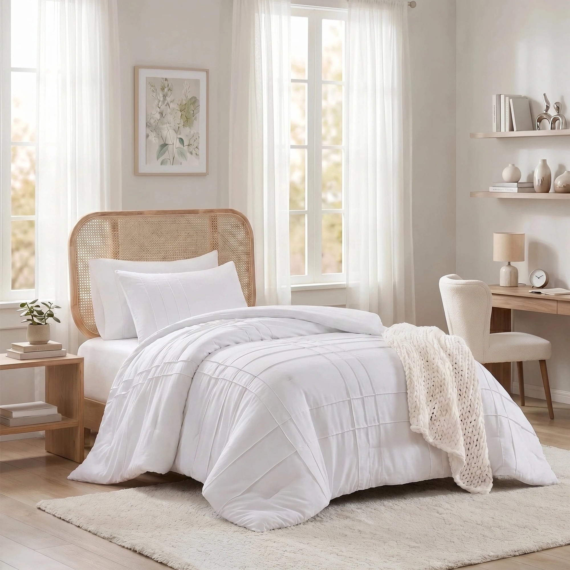 Regency Heights Queen Comforter Set Boho 3 Piece Pin
