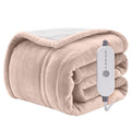 Wishead Electric Heated Blanket Throw Soft Flannel S