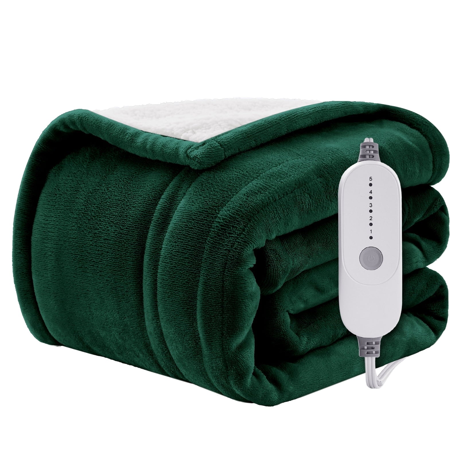 Wishead Electric Heated Blanket Throw Soft Flannel S