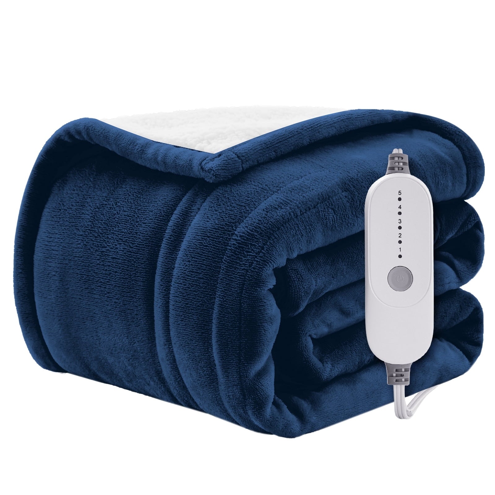 Wishead Electric Heated Blanket Throw Soft Flannel S