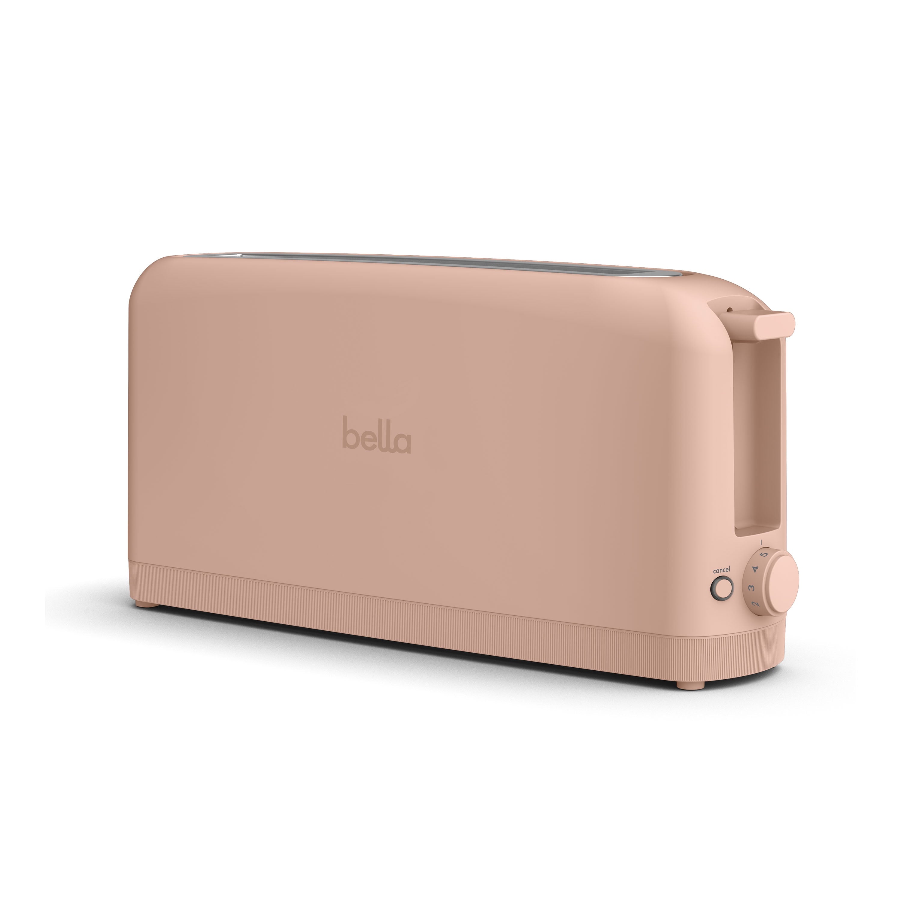 June bella 2-Slice Slim Toaster with Extra Long Slot, 6 Setting Shade Control with Reheat & Cancel Buttons, Oatmilk